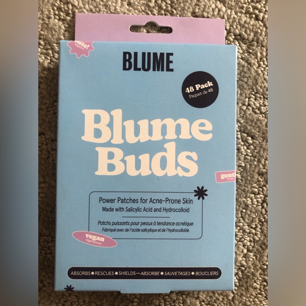 Blume Buds 48 Pack Acne Patches made with Salicylic Acid Hydrocolloid